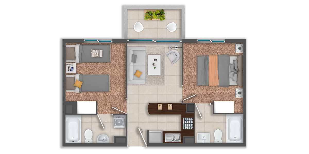 Condominio Vista Alameda, departamentos de 2 y 3 dormitorios con subsidio automático DS19 en Rancagua
